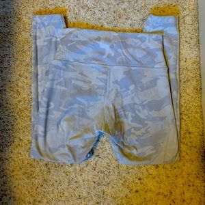 Lululemon leggings white camo or camouflage
